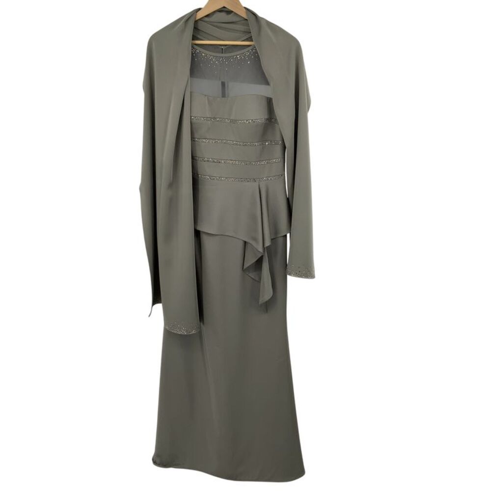 Mon Cheri Montage Dress Gray 12